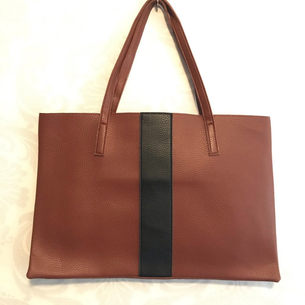Vince Camuto Leather Minimalist Tote Bag
